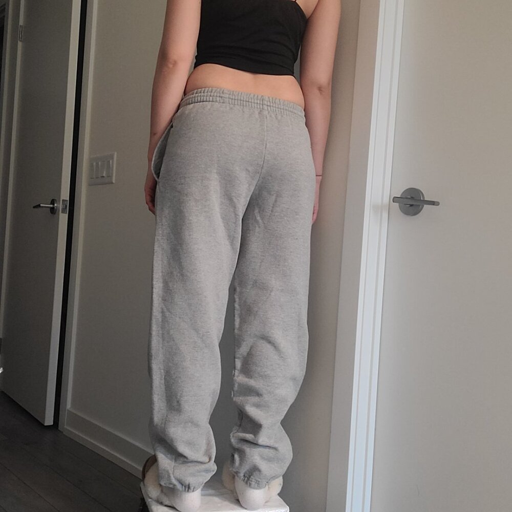 Fruit of the Loom Gray Jogger Sweatpants - Picture 2 of 4